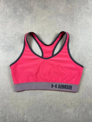 Under Armour BH - Sport BH Seamless Crop Top Fitness Gym fuchsia - S