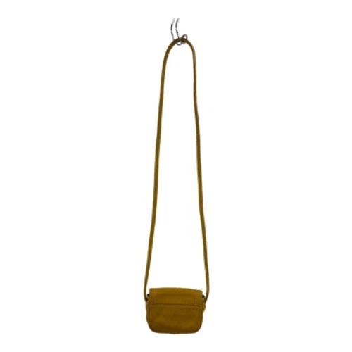 Bolso Bandolera Tignanello Cuero Amarillo Mostaza Pequeño con Solapa Foto 2 de 4