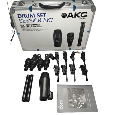 #ad Drum AKG Set Session I Microphone Kit P2 P17 x2 P4 x4 Hard Mic Travel Case $234.00