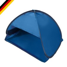 Kleines Pop-up-Strandzelt Blau M. UV-Schutz, Sonnen- und Wetterschutz, Schnel...