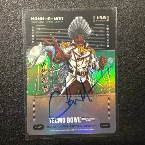 Bo Jackson Battle Arena Tecmo Bowl Man-O-War Charles Mann Inspired Ink CMA7