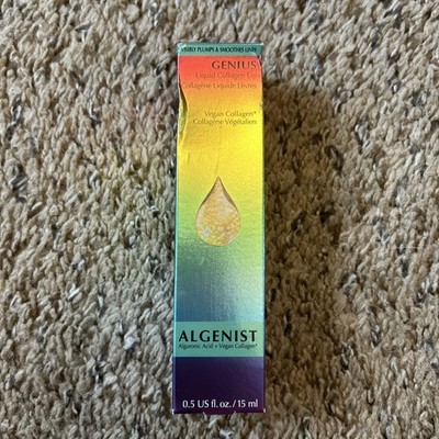ALGENIST GENIUS LIQUID COLLAGEN LIP SERUM .5 fl oz / 15 ml NEW NIB AUTHENTIC