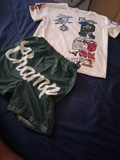Graphic Champ Boys Short Set