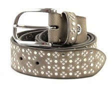 b.belt belt Nietengürtel W80 Mausgrau
