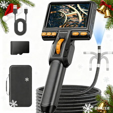 Komplettset: 5 Zoll Endoskop 1080P, 360° Kamera, IP67 wasserdicht, 8 LEDs, 1,5m