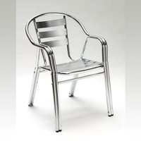 Alu Gartenstuhl Alustuhl Stapelstuhl Bistrostuhl Bistrosessel Stuhl Sessel Twin