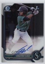 2022 Bowman Chrome Prospect Auto Jonatan Clase #CPA-JCL Auto 1pk2