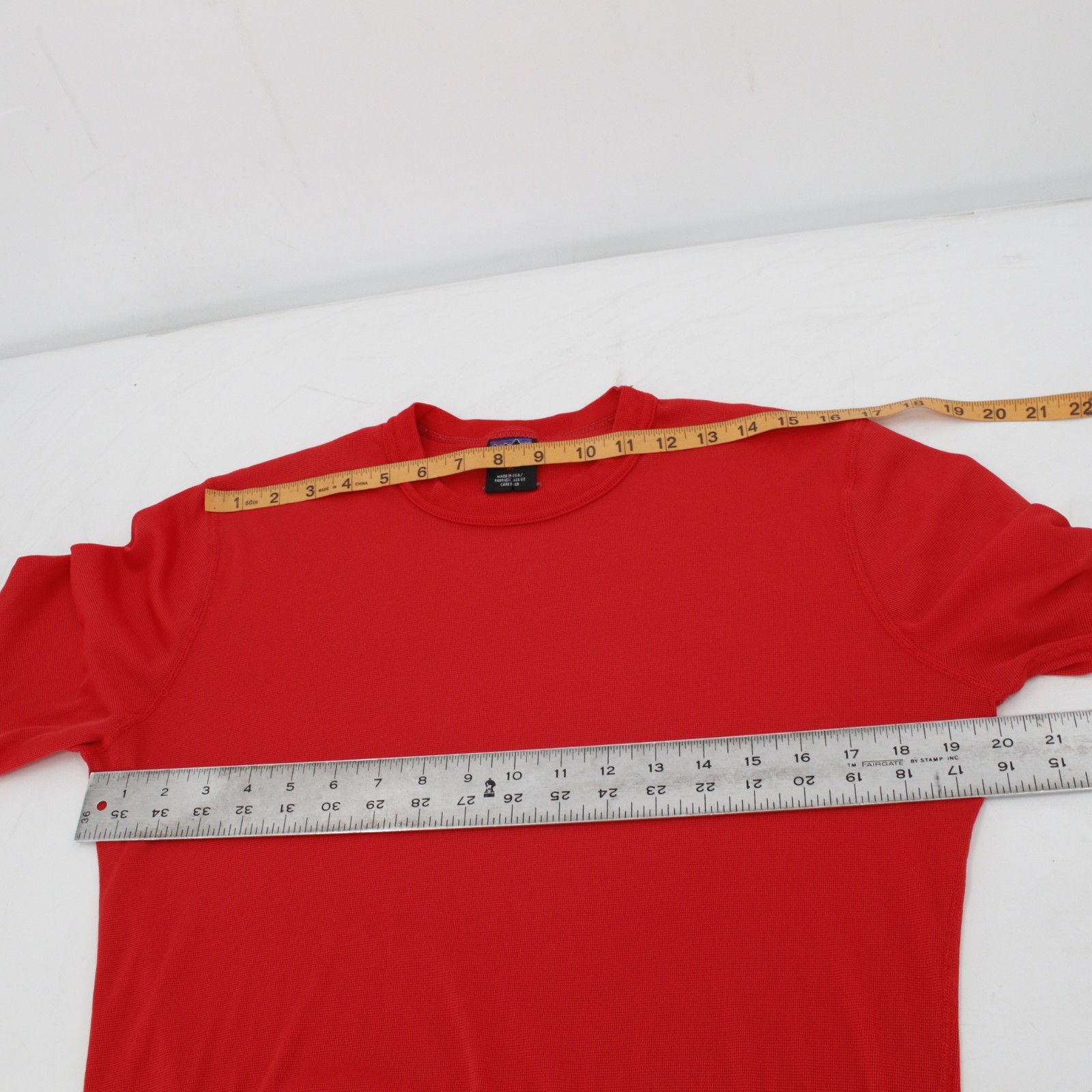 Vintage Patagonia Capilene Shirt Mens Medium Crew Neck Made In USA short sleeve thumbnail 10