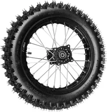 90/100 14" Rear Wheel Tire and Rim Inner Tube with 15mm Bearing Assembly Fit... 