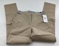 Girls French Toast Girls Stretch Pants W/Elastic Waist Pockets Size 12 Tan
