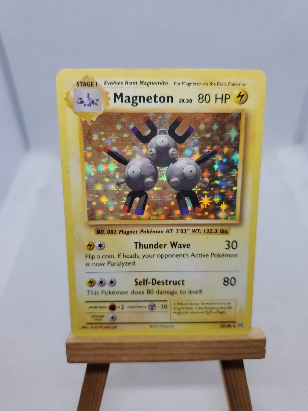 Magneton Holo Rare 38/108 Pokemon Card XY Evolutions Set