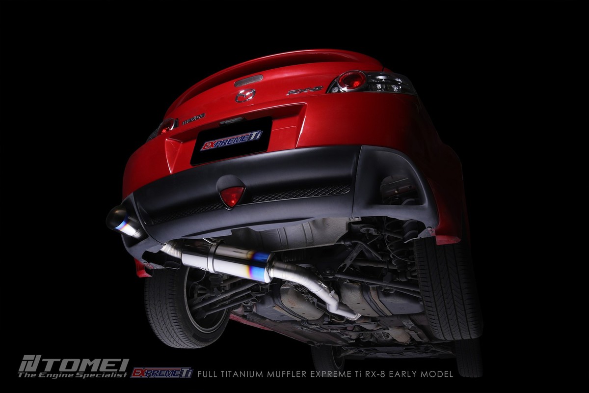 Tomei Expreme-Ti 13lbs Single Titanium Exhaust for 04-08 Mazda RX