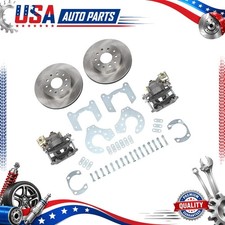 New 11 Rotor Rear Disc Brake Kit W E-brake Caliper For Ford 9 Inch Rearend