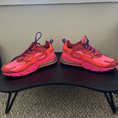 Size 10M - Nike Air Max 270 React Mystic Red Pink Blast No Box Great Condition!