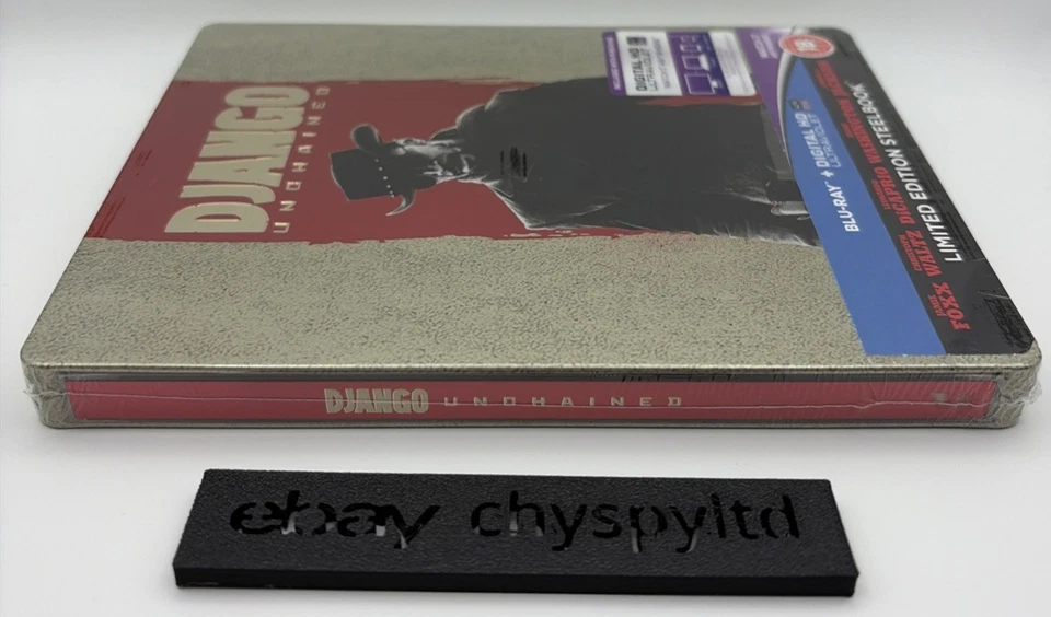 Django Unchained UK Steelbook Blu Ray Zavvi NEW & SEALED Debossed SENT IN BOX - Image 3 of 4