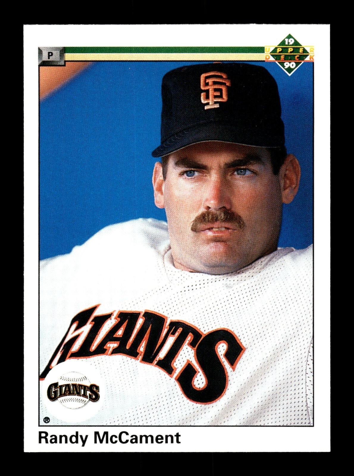 RANDY MCCAMENT ⚾ 1990 Upper Deck Baseball #657 San Francisco Giants  