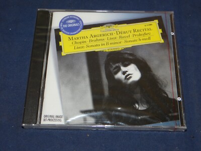 Debut Recital By Martha Argerich CD New DG Chopin Brahms Liszt Ravel Prokofiev