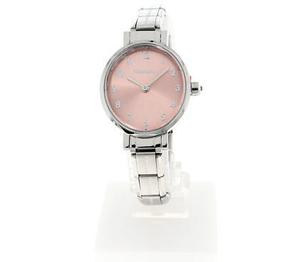 Nomination Watch Paris Oval Pink Dial & Stainless Steel CZ 076038/014