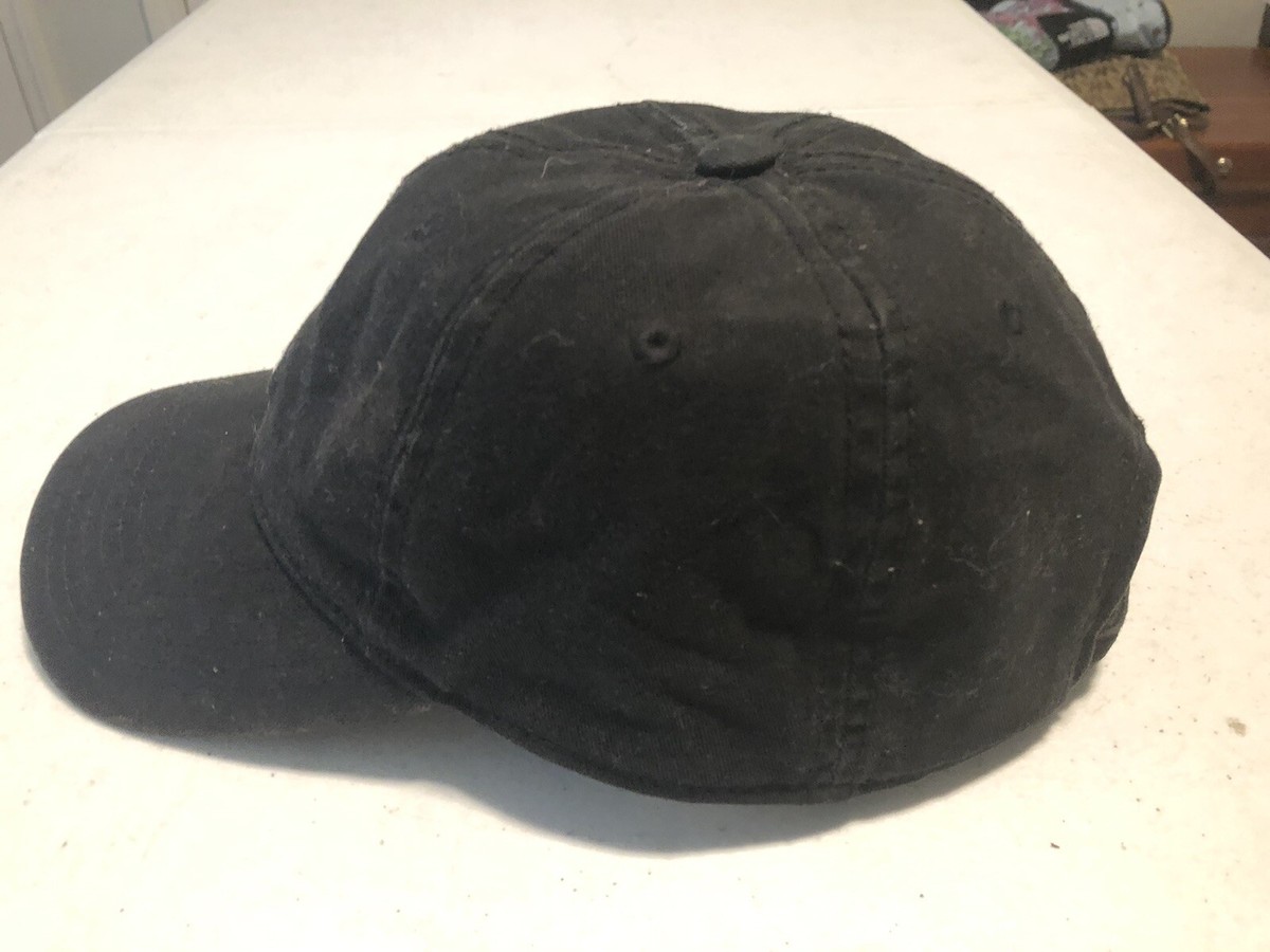 A　vintage adidas cap トレフォイルロゴ Vintage Adidas Logo Hat Cap Black Adjustable Cap Adidas c50
