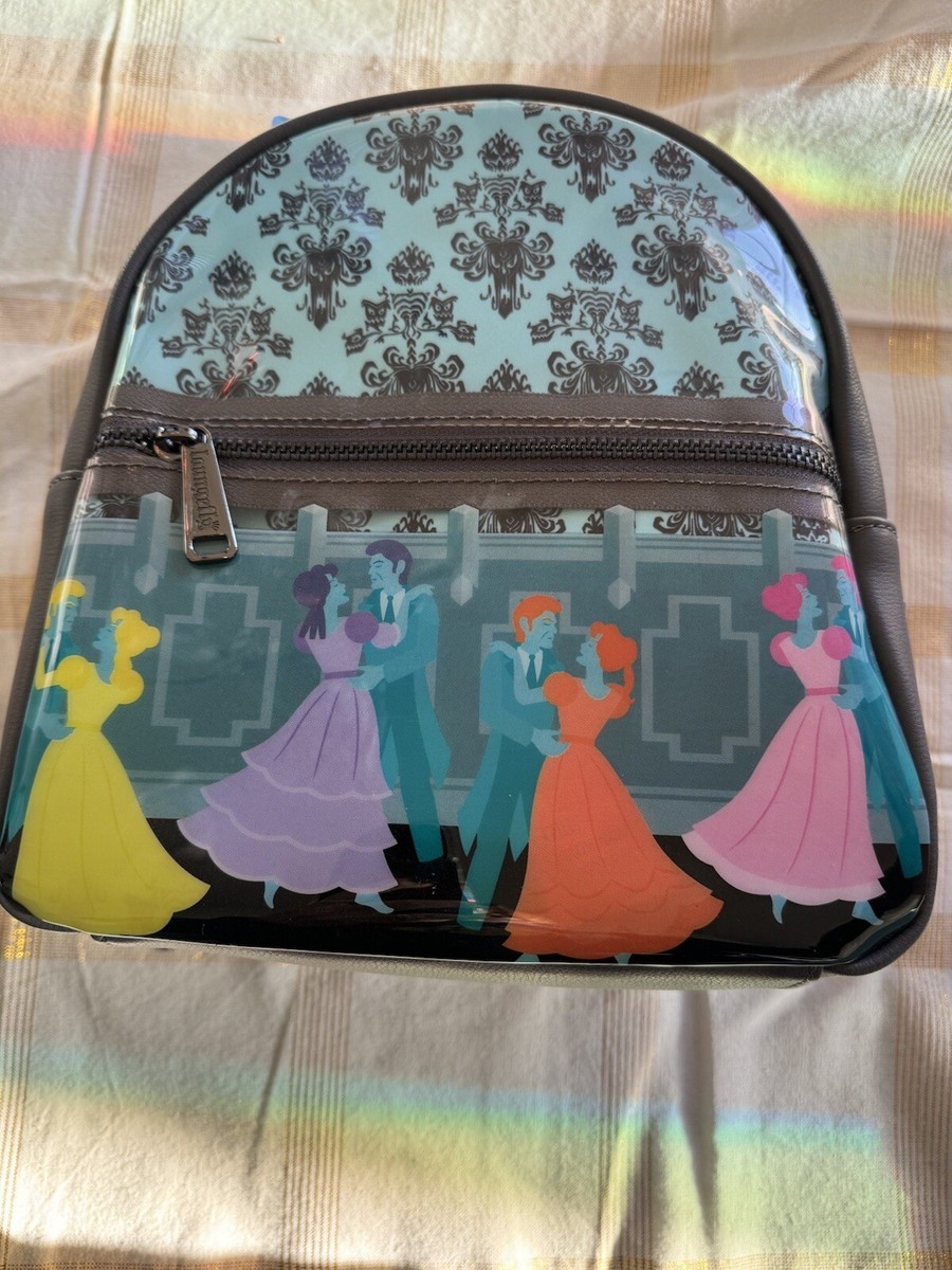 Nwt Disney Loungefly Haunted Mansion Wallpaper Ghost  display picture 1
