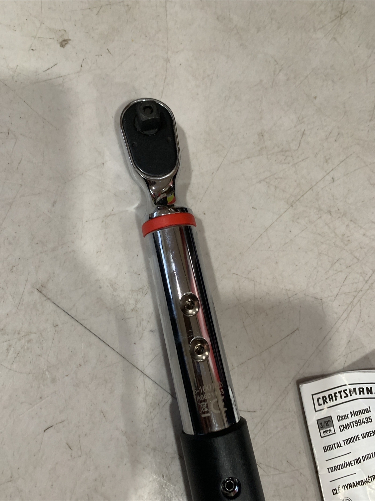 Craftsman CMMT99435 3/8 inch Digital Torque Wrench, 20 to 100 ft lb