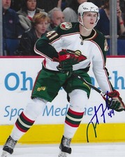 Justin Falk Autographed Signed 8x10 Photo - NHL Wild Rangers Senators - w/COA