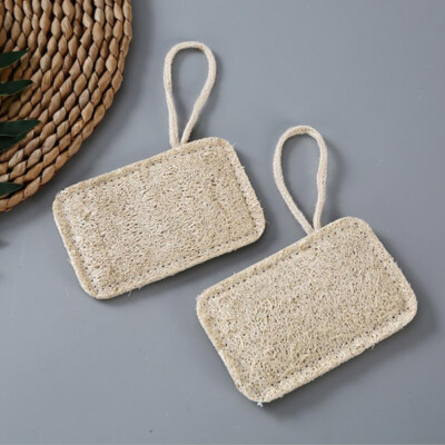 Natural Eco-friendly Kitchen Loofah Sponge Dish Scouring Pad Cleaning BrushL-lk