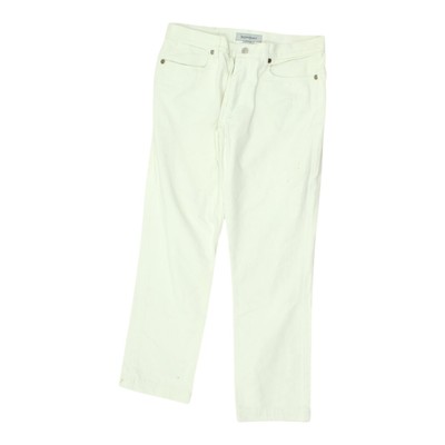 Yves Saint Laurent Jeans | Vintage Weiß Damen Designer Denim Hose Freizeit
