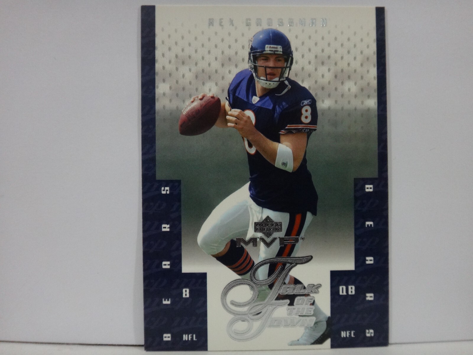Rex Grossman Upper Deck MVP Talk of the Town #TT40 Talk of the Town