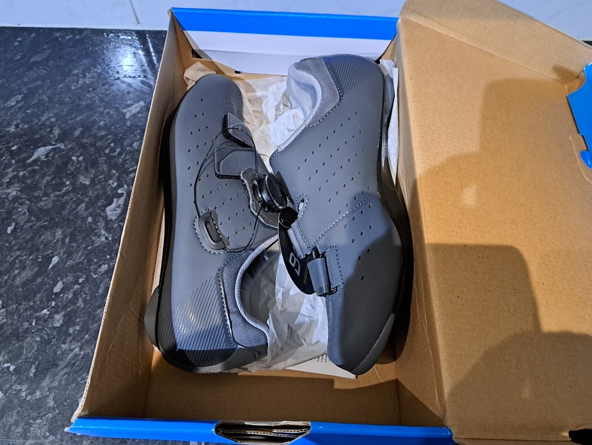 SHIMANO SPD CYCLING SHOES RP4 SH-RP400W GREY UK 6 US 7 EU 39 CM