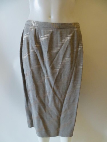 WOMENS ALBERT NIPON GRAY SKIRT SET SIZE 12* - Picture 11 of 12