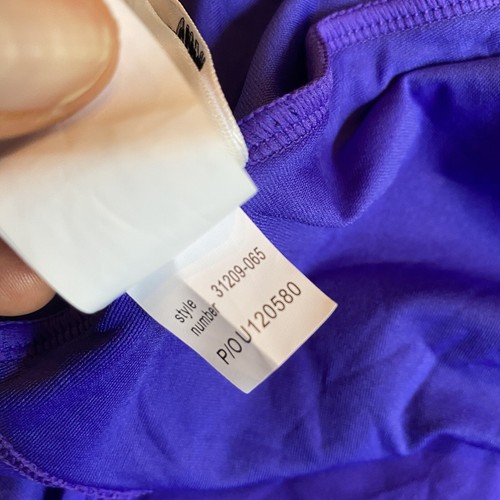 Seafolly Bathing Suit Women's Size 6 Blue Trapeze Bandeau Tankini Top Swimsuit - Picture 17 of 19