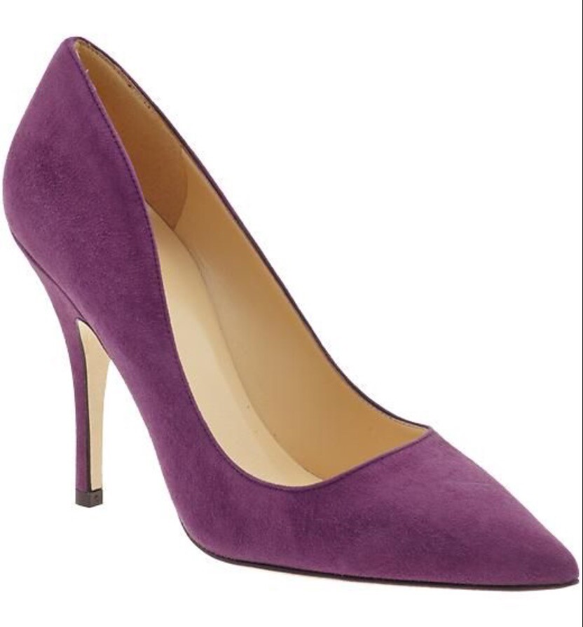 purple dress pumps Nine West Women's Fresh Pointy Toe Pumps (Size 7.5) , Medium Width