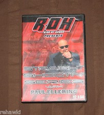 ROH Straight Shootin Series PAUL ELLERING (DVD)  WWE WWF NWA ROAD WARRIORS LOD