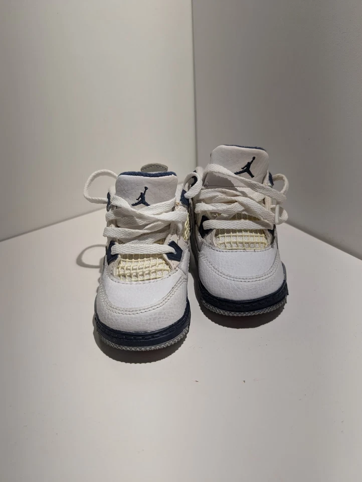 Nike Jordan 4 Midnight Navy Sz 4c Without Box, Beautiful Shoe - Изображение 2 из 4