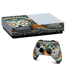 Xbox One S Console Skins Decal Wrap ONLY Sugar Skull day of the Dead