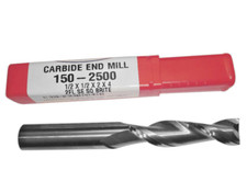 1/2" .500" 2 flute LONG Solid Carbide 150-2500 end mill USA - Free Ship