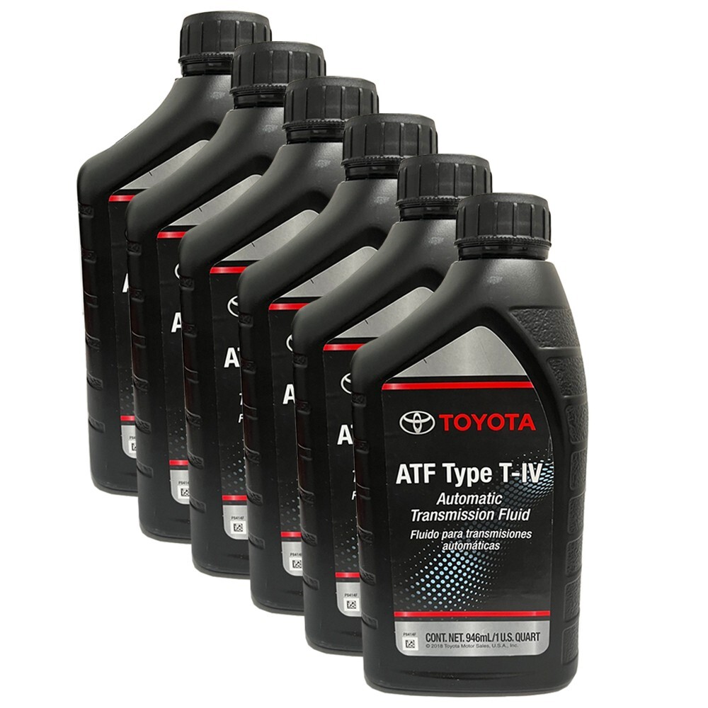 6 Pk OEM Genuine Toyota ATF T-IV Automatic Transmission Fluid Oil
