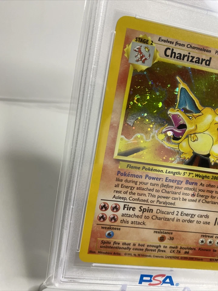 PSA 7 Pokemon Base Set 2 Charizard Holo 4/130 Near mint W/SWIRL Should Be Higher - Image 3 of 4