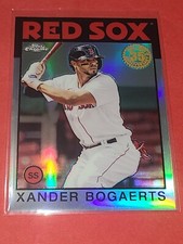 RED SOX XANDER BOGAERTS 2021 TOPPS CHROME 1986 35TH ANNIVERSARY #86BC-8