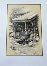 N°3 / PLANCHE DESSIN TEKENINGEN ANTON PIECK 30 x 22 CM ENVIRON