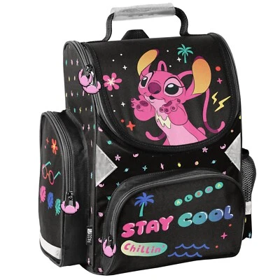GOLDKIDS Schulranzen Lilo und Stitch Angel 1-3 Klasse Schulrucksack