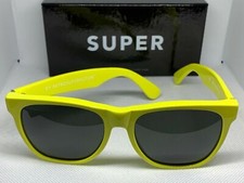Retrosuperfuture 014 Classic Fluo Yellow Frame Size 55mm Sunglasses NIB