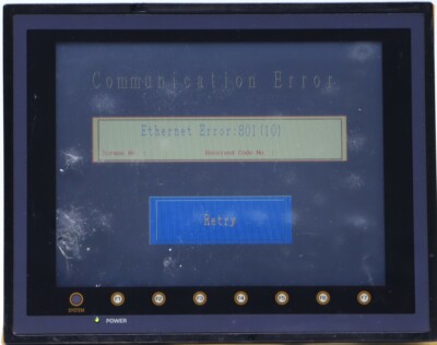 SHARP ZM-382SA LCD CONTROL TERMINAL  24VDC 12.1'' DISPLAY #2
