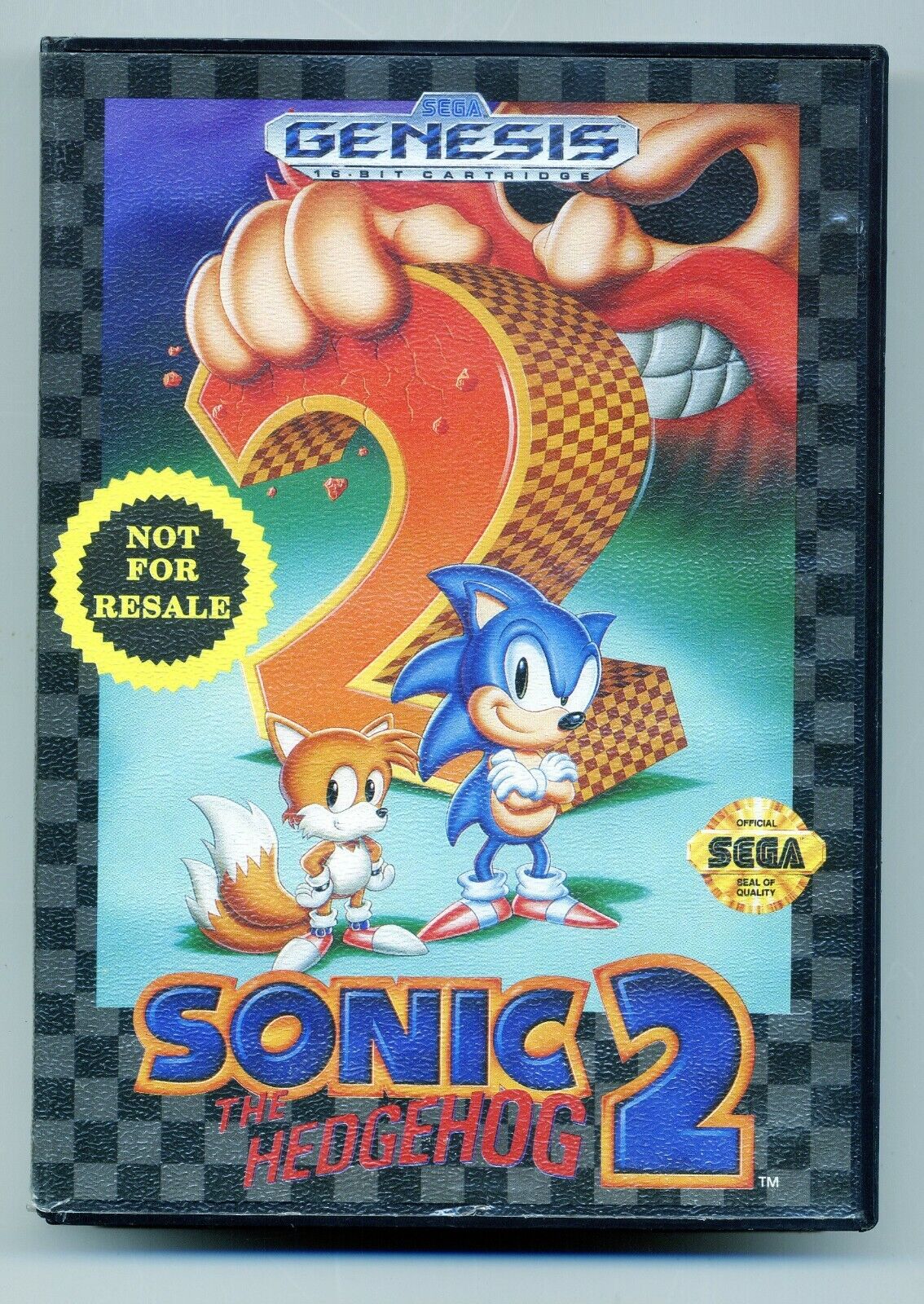 Buy Sonic the Hedgehog 2 Title shadow Box Sega Genesis Art Online in India  