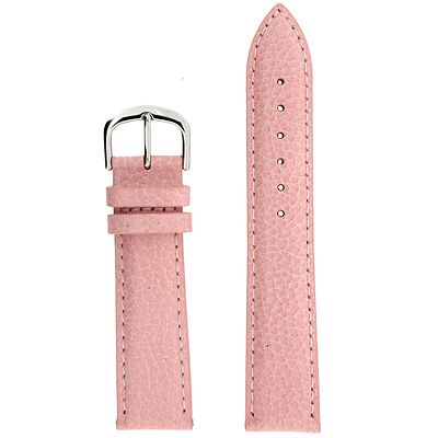 Uhrenarmband echt Leder rosa 