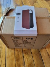 NEW LOT of 24 Platinum Series Folio Case Horween Leather Bourbon iPhone 11 