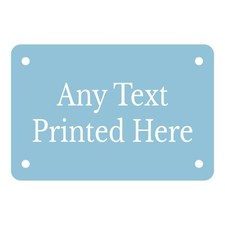 Personalised Printed Aluminium House Sign Plaque Number Gate Sign (UV PRINTED)