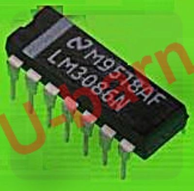 2pcs NS LM3086N DIP LM3045/LM3046/LM3086 Transistor Arrays RH