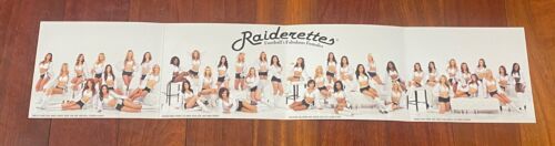 OAKLAND LAS VEGAS RAIDERETTES 2016 TEAM SQUAD SHOT POSTER BOOK 3 FEET WIDE!!!! - Picture 1 of 2
